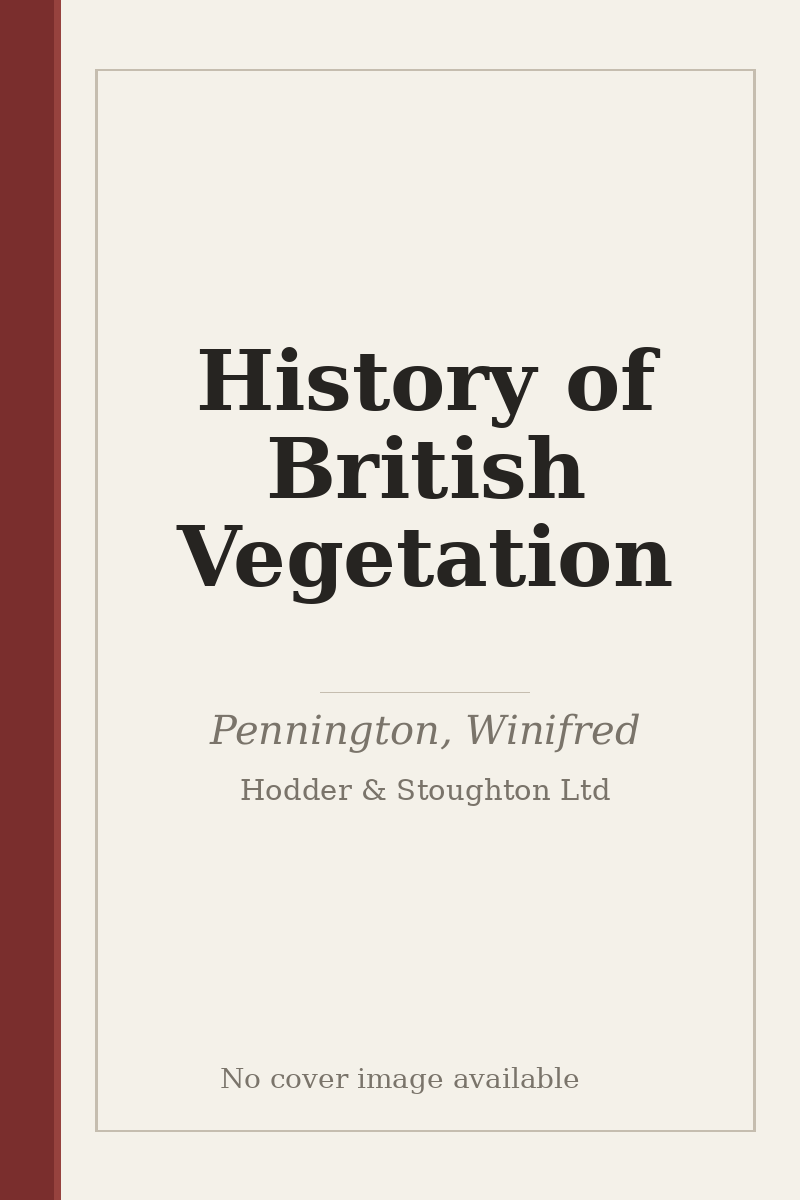 History of British Vegetation - no cover image available