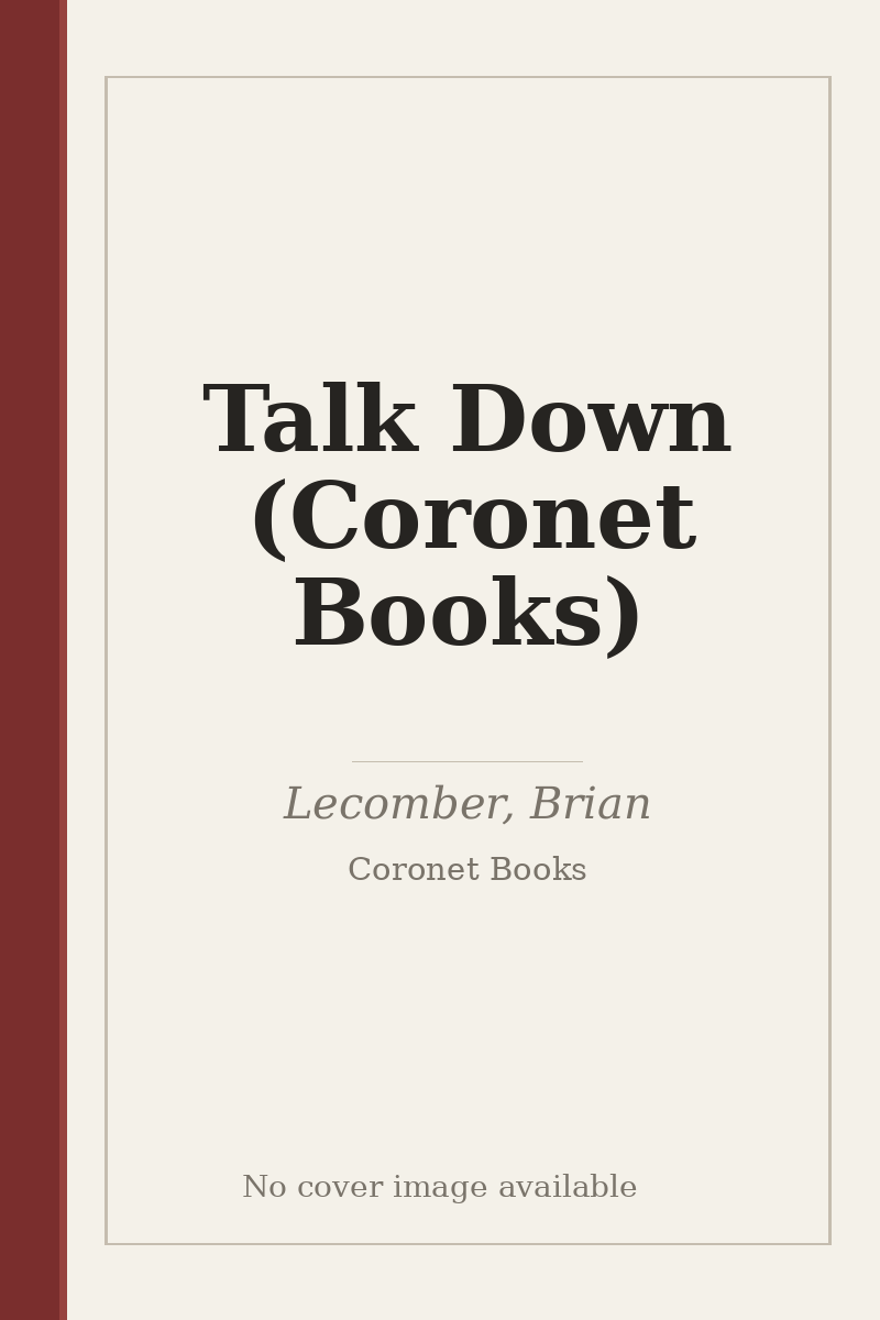 Talk Down (Coronet Books) - no cover image available