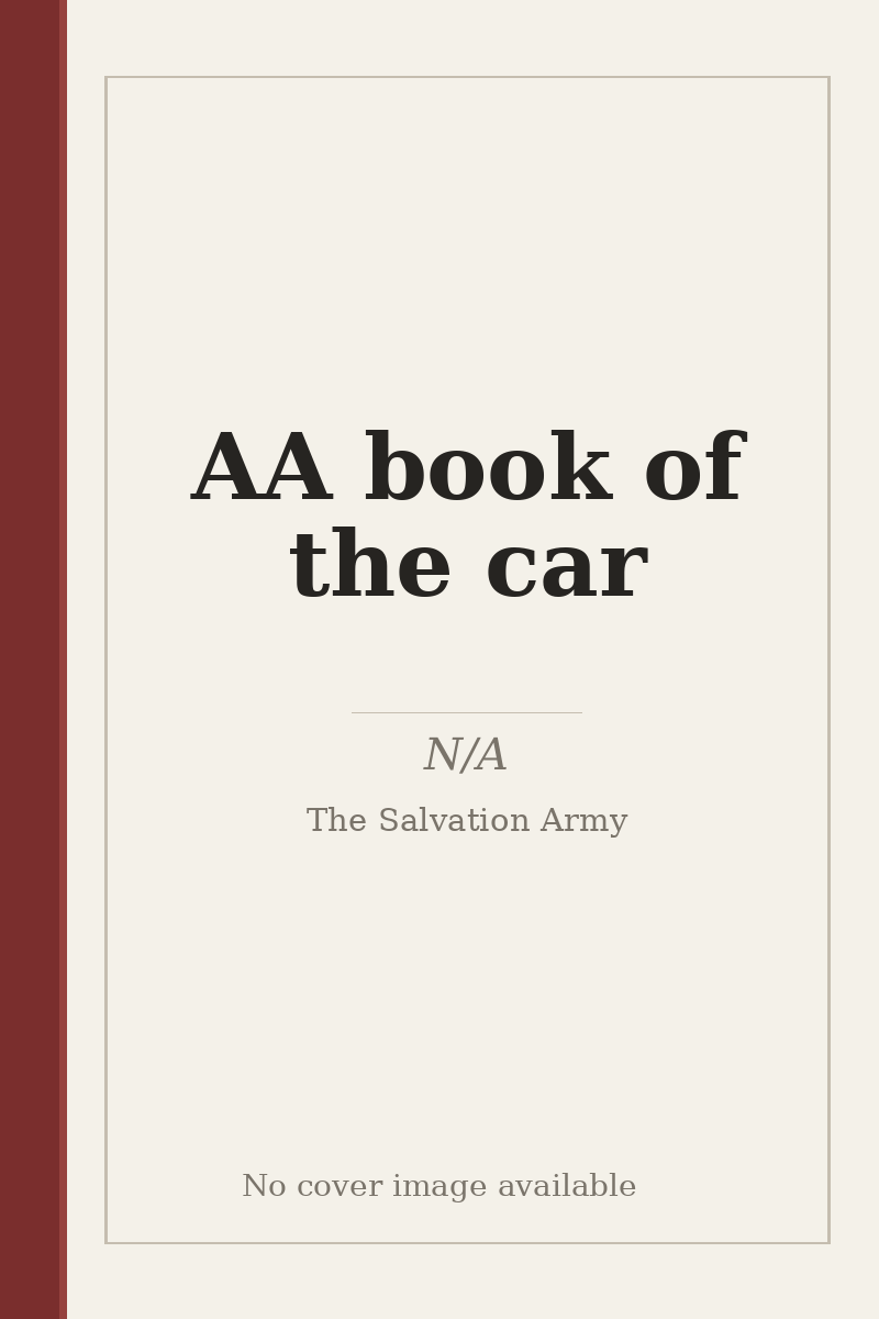 AA book of the car - no cover image available
