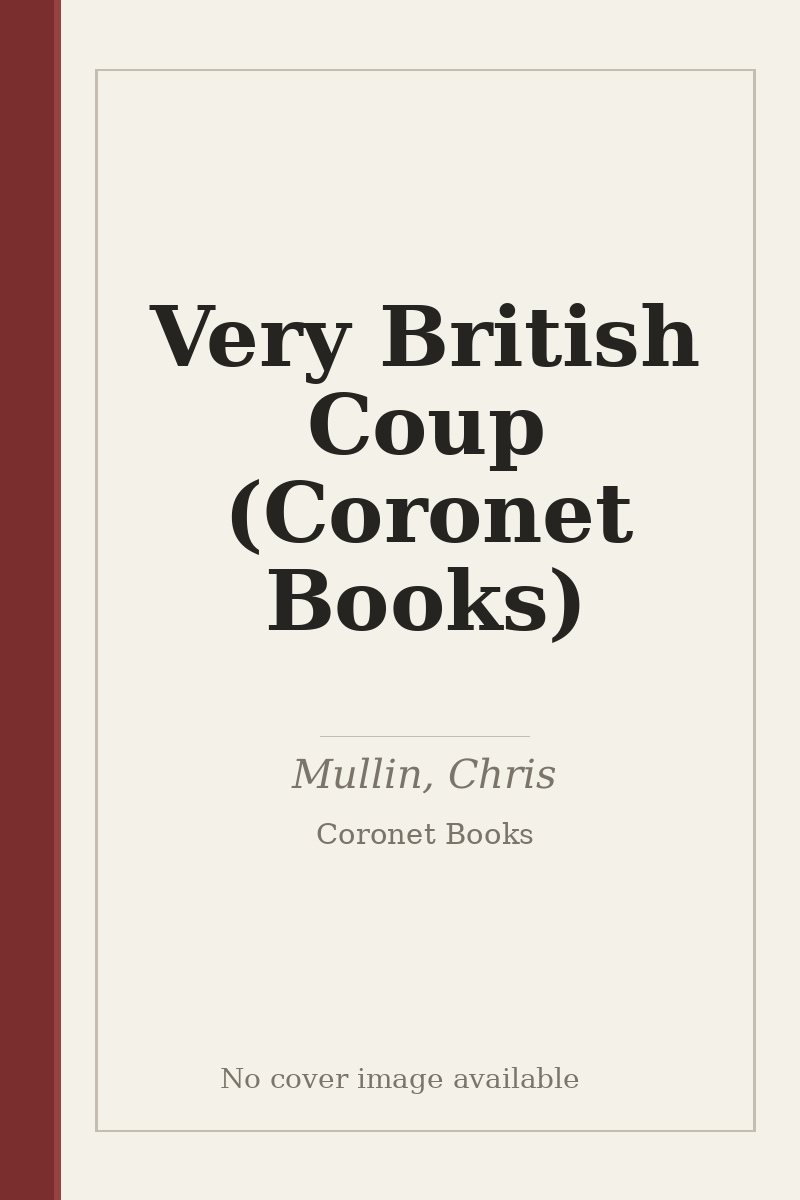 Very British Coup (Coronet Books) - no cover image available
