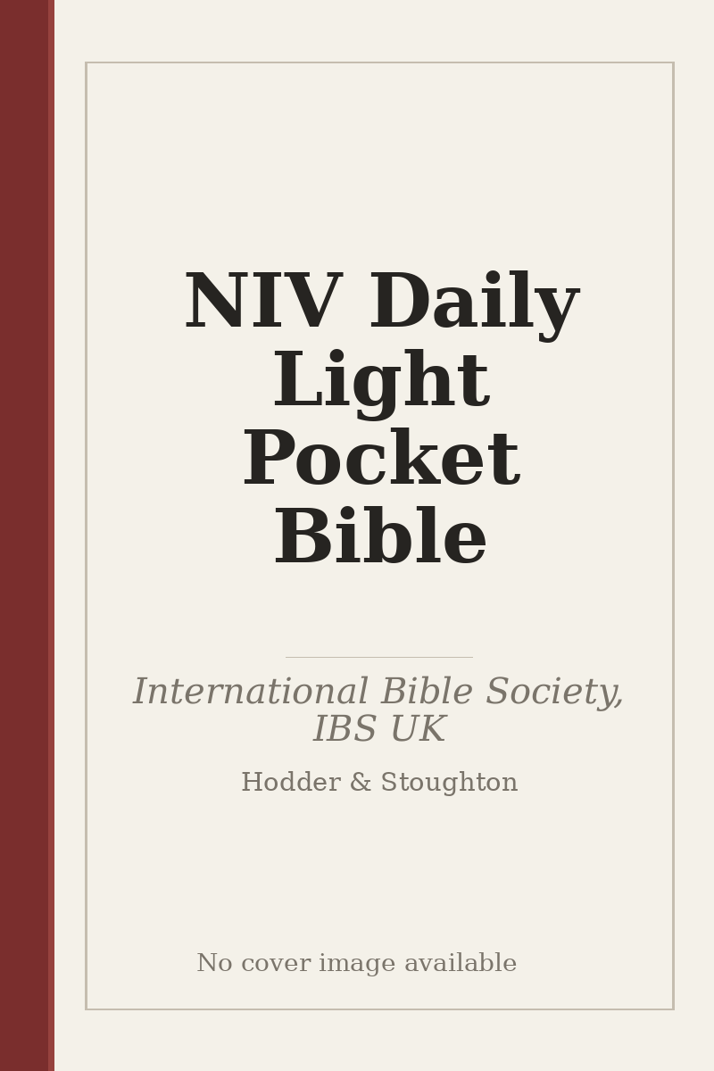 NIV Daily Light Pocket Bible - no cover image available