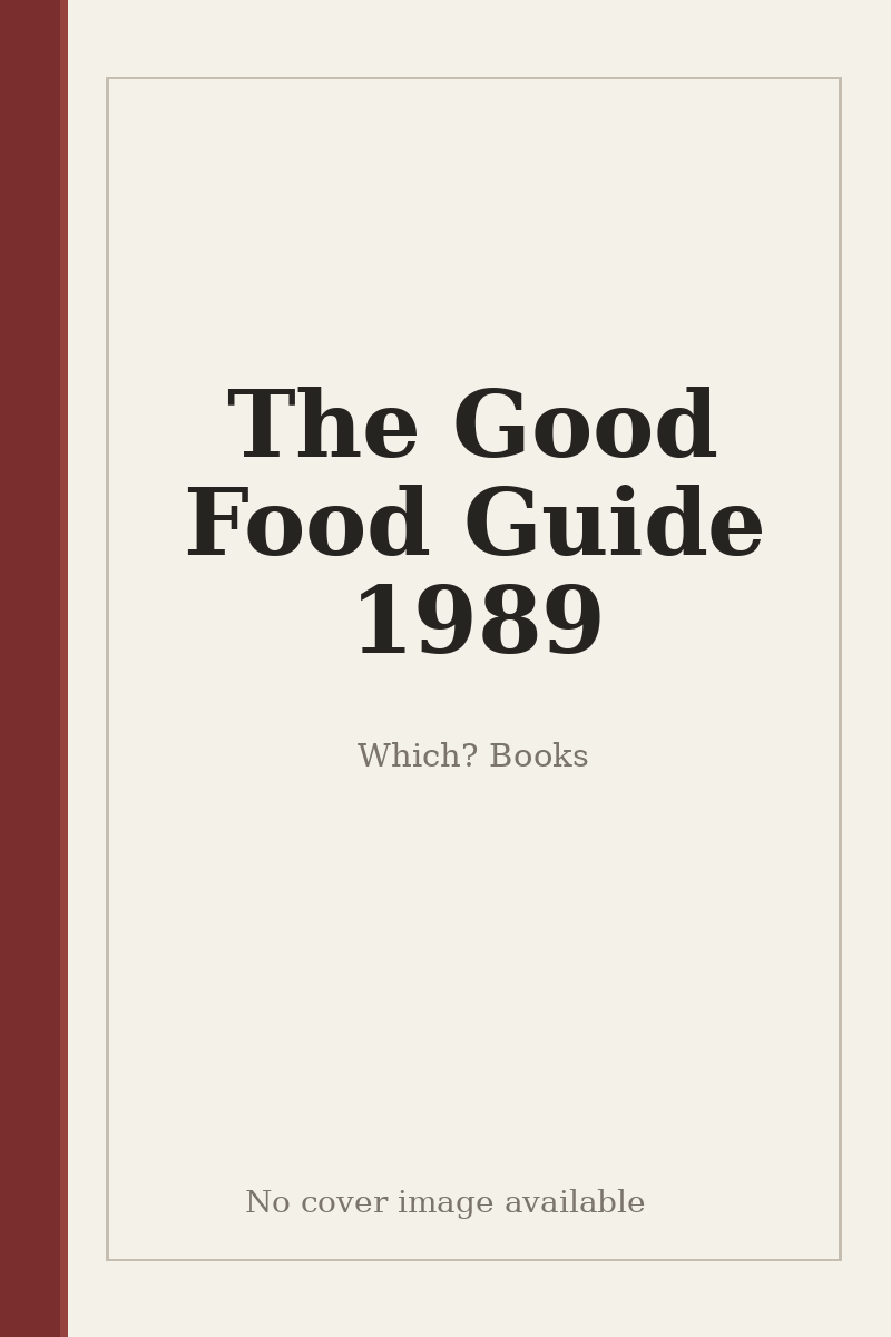 The Good Food Guide 1989 - no cover image available