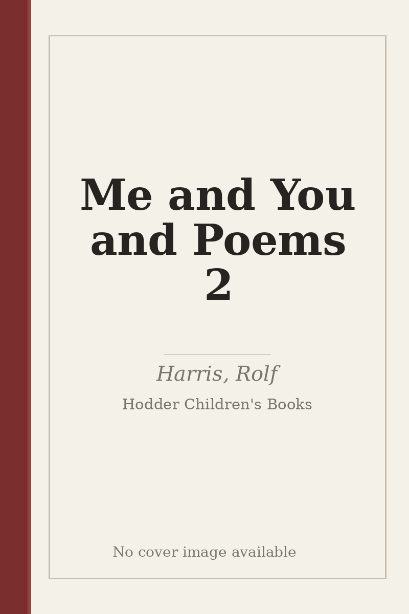 Me and You and Poems 2 - no cover image available