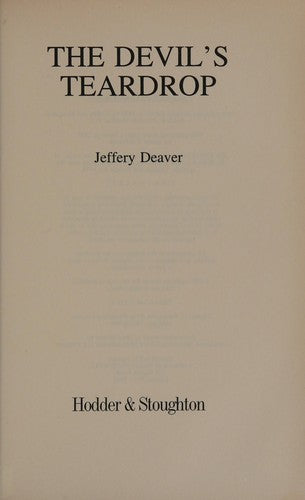 The Devil's Teardrop