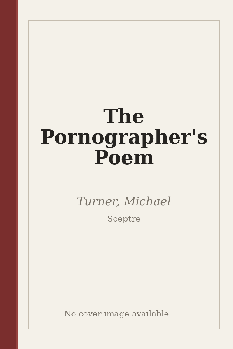 The Pornographer's Poem - no cover image available