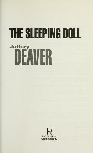 The Sleeping Doll: Kathryn Dance Book 1