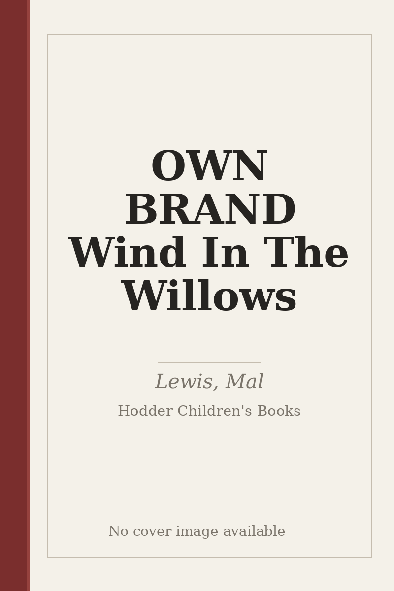 OWN BRAND Wind In The Willows - no cover image available