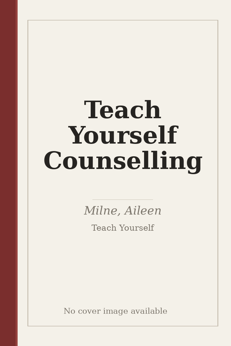 Teach Yourself Counselling - no cover image available