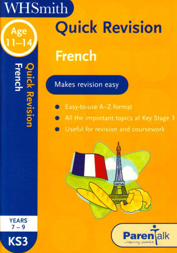 Quick Revision KS3 French (Wh Smith Quick Revision)