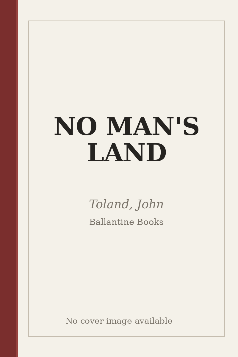 NO MAN'S LAND - no cover image available