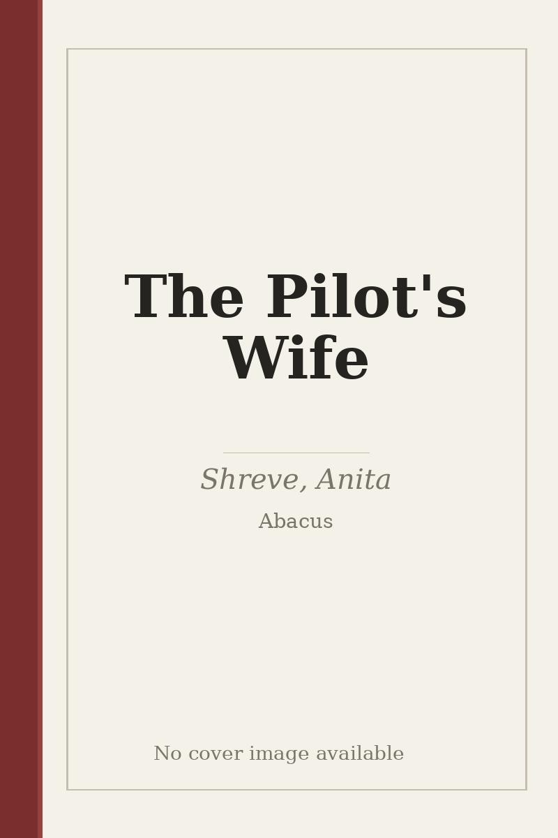 The Pilot's Wife - no cover image available