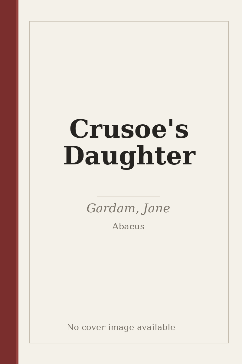 Crusoe's Daughter - no cover image available