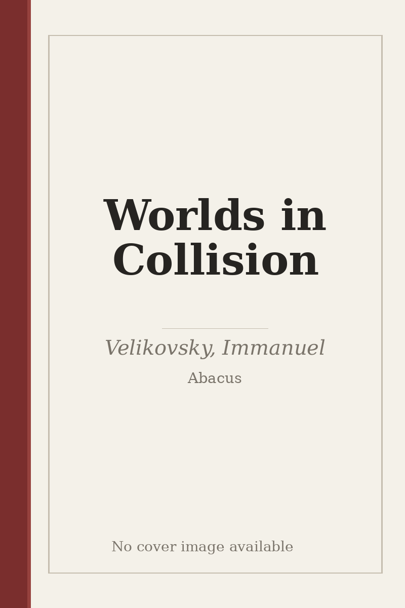 Worlds in Collision - no cover image available