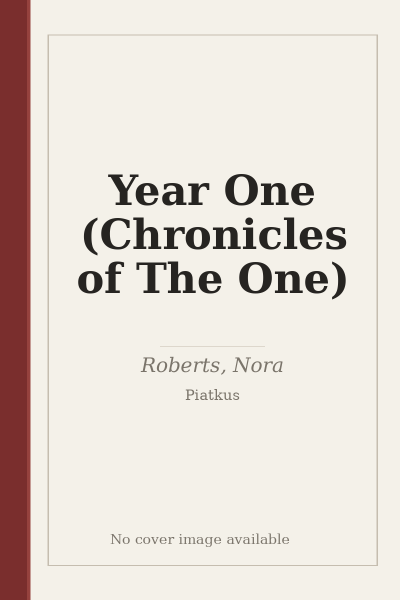 Year One (Chronicles of The One) - no cover image available