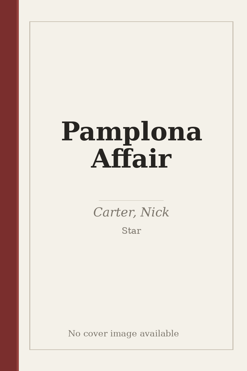 Pamplona Affair - no cover image available