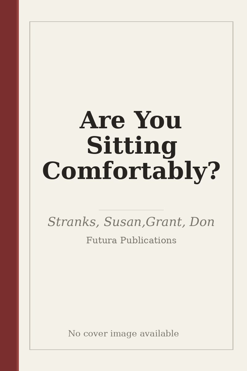 Are You Sitting Comfortably? - no cover image available