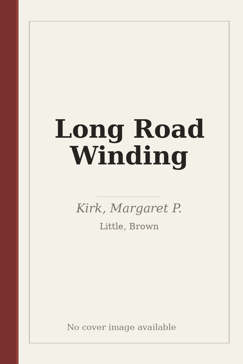 Long Road Winding - no cover image available
