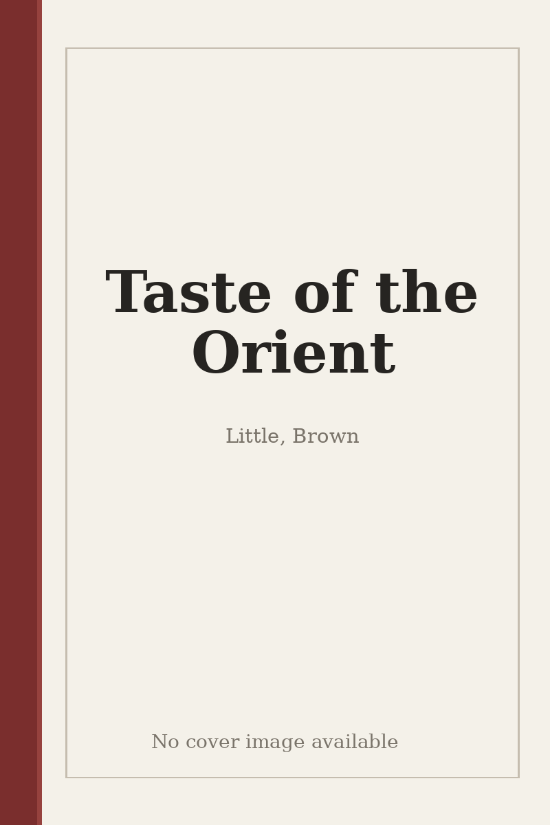 Taste of the Orient - no cover image available