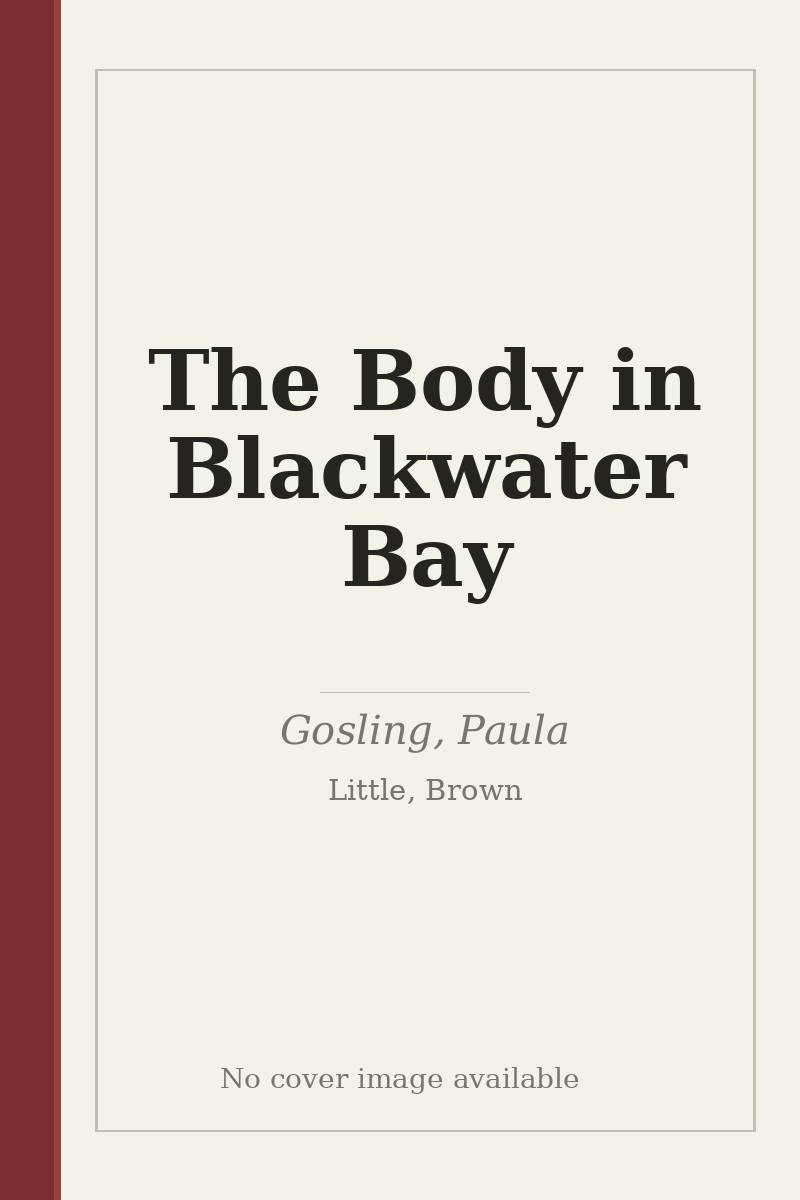 The Body in Blackwater Bay - no cover image available