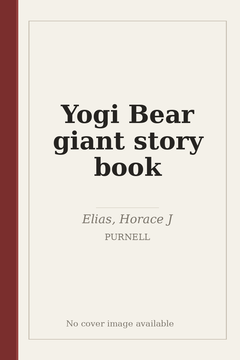 Yogi Bear giant story book - no cover image available