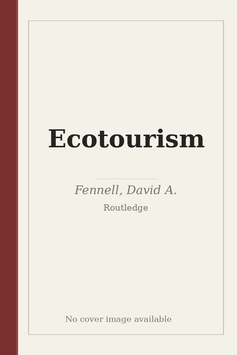 Ecotourism - no cover image available