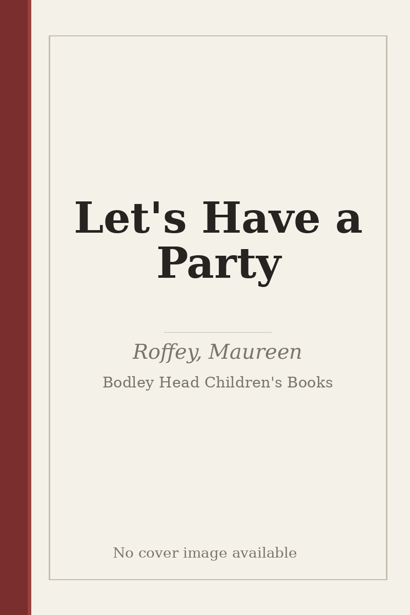 Let's Have a Party - no cover image available