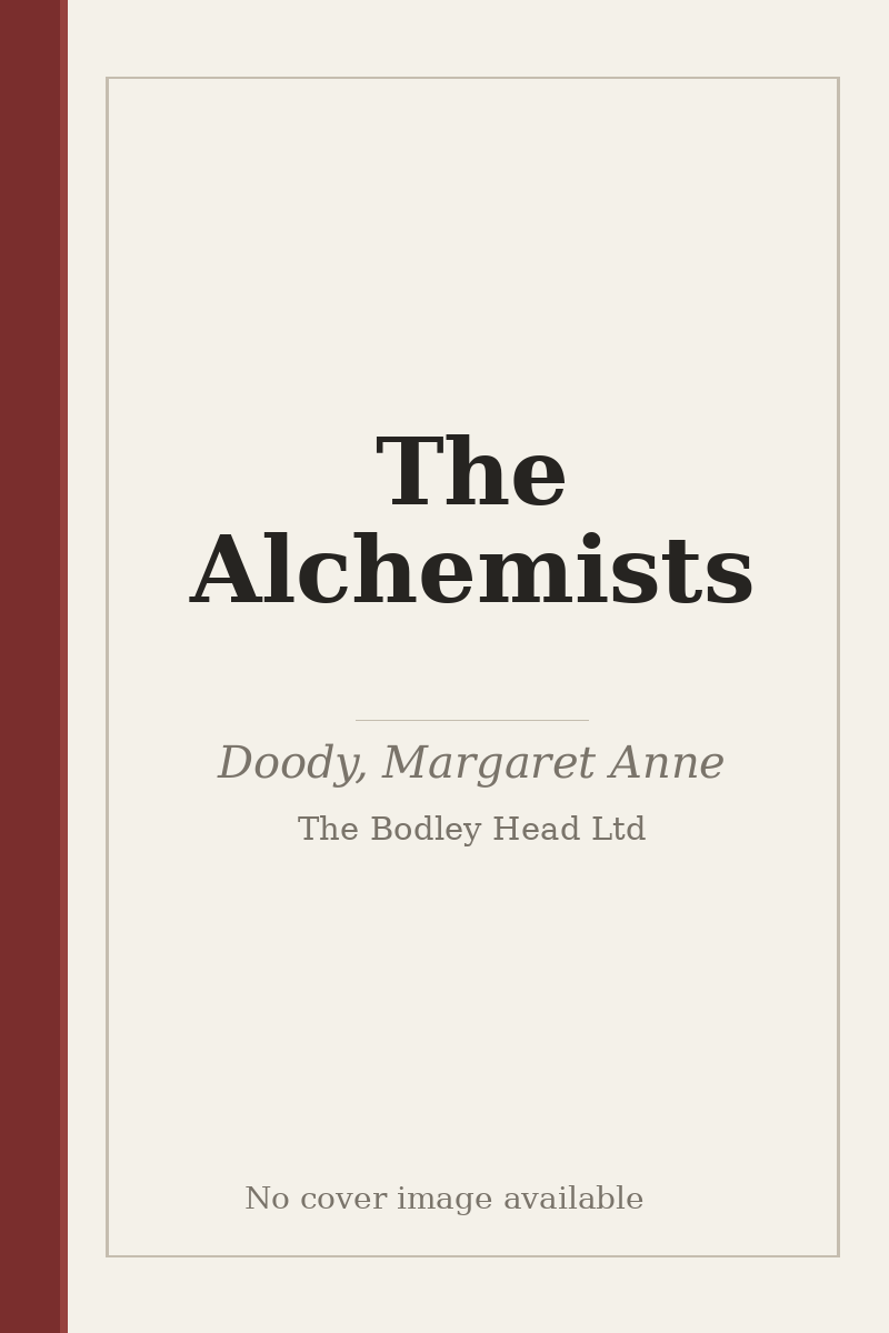 The Alchemists - no cover image available