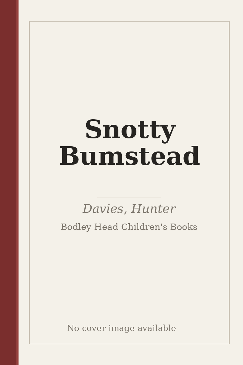 Snotty Bumstead - no cover image available