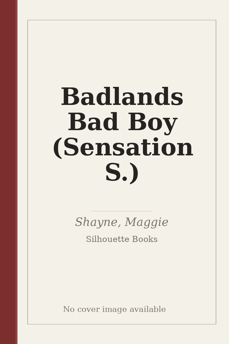 Badlands Bad Boy (Sensation S.) - no cover image available
