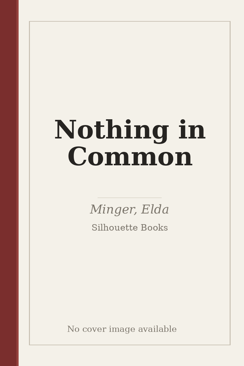 Nothing in Common - no cover image available