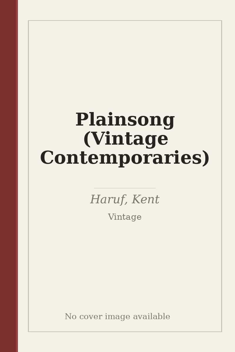 Plainsong (Vintage Contemporaries) - no cover image available