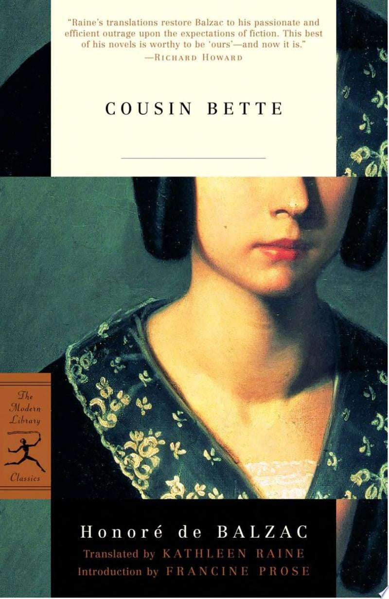 Cousin Bette (Modern Library Classics)
