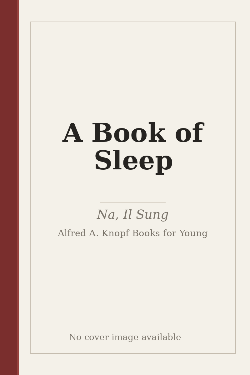 A Book of Sleep - no cover image available