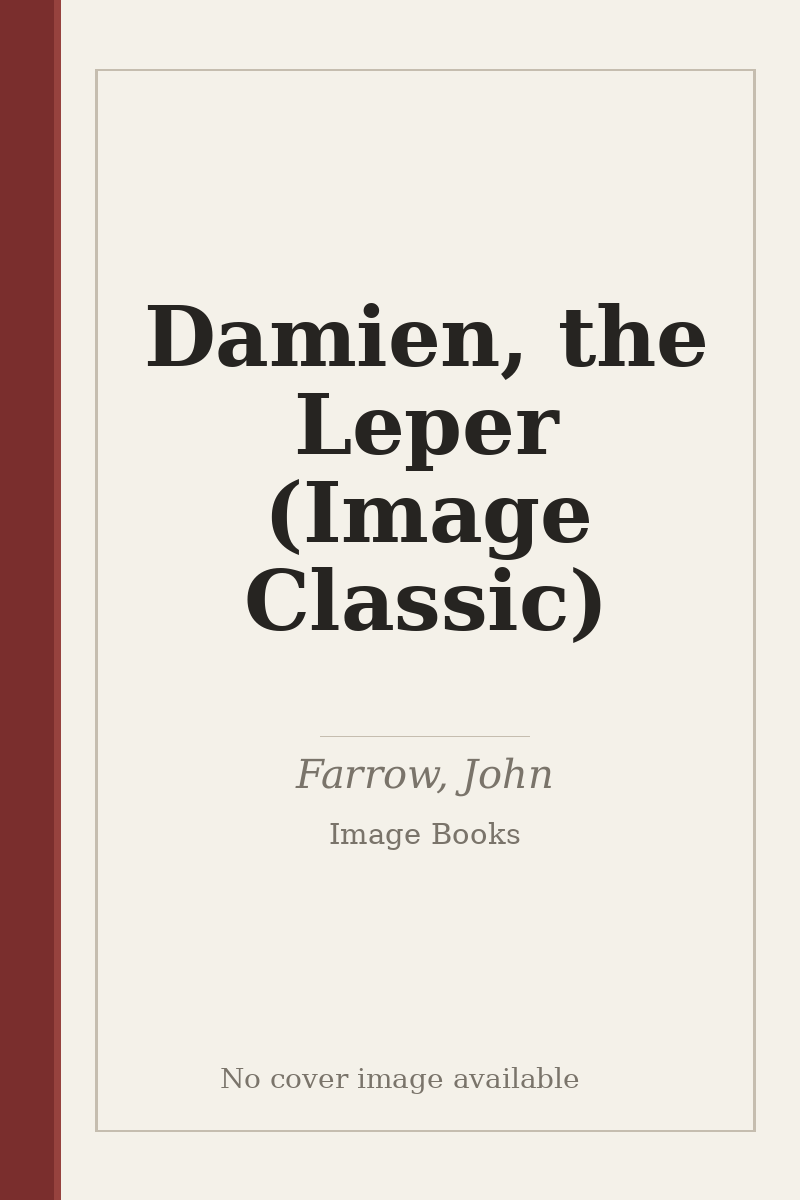 Damien, the Leper (Image Classic) - no cover image available