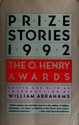 Prize Stories 1992: The O. Henry Awards (The O. Henry Prize Collection)