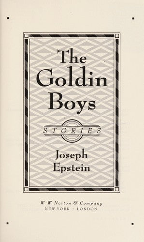 The Goldin Boys – Stories