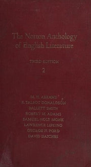 The Norton Anthology of English Literature Volume 2
