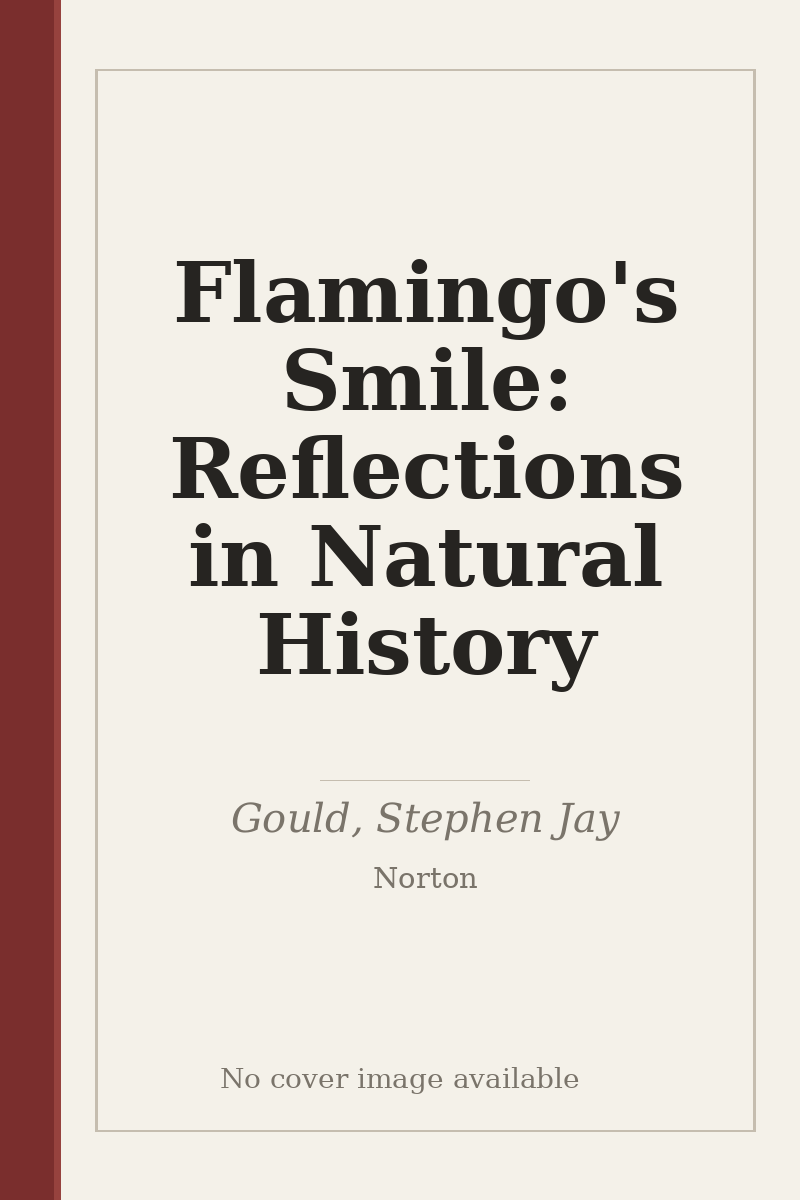 Flamingo's Smile: Reflections in Natural History - no cover image available