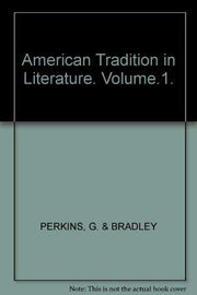 American Tradition in Literature. Volume.1.