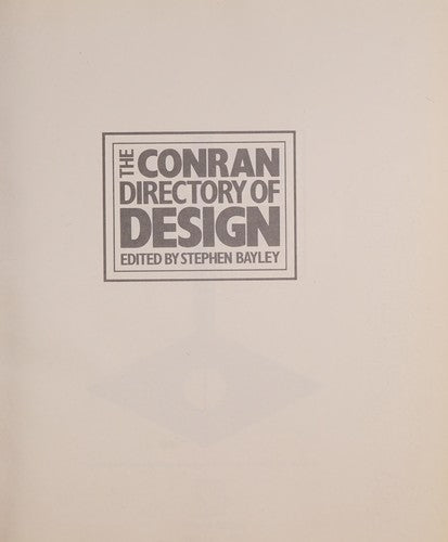 The Conran Directory of Design