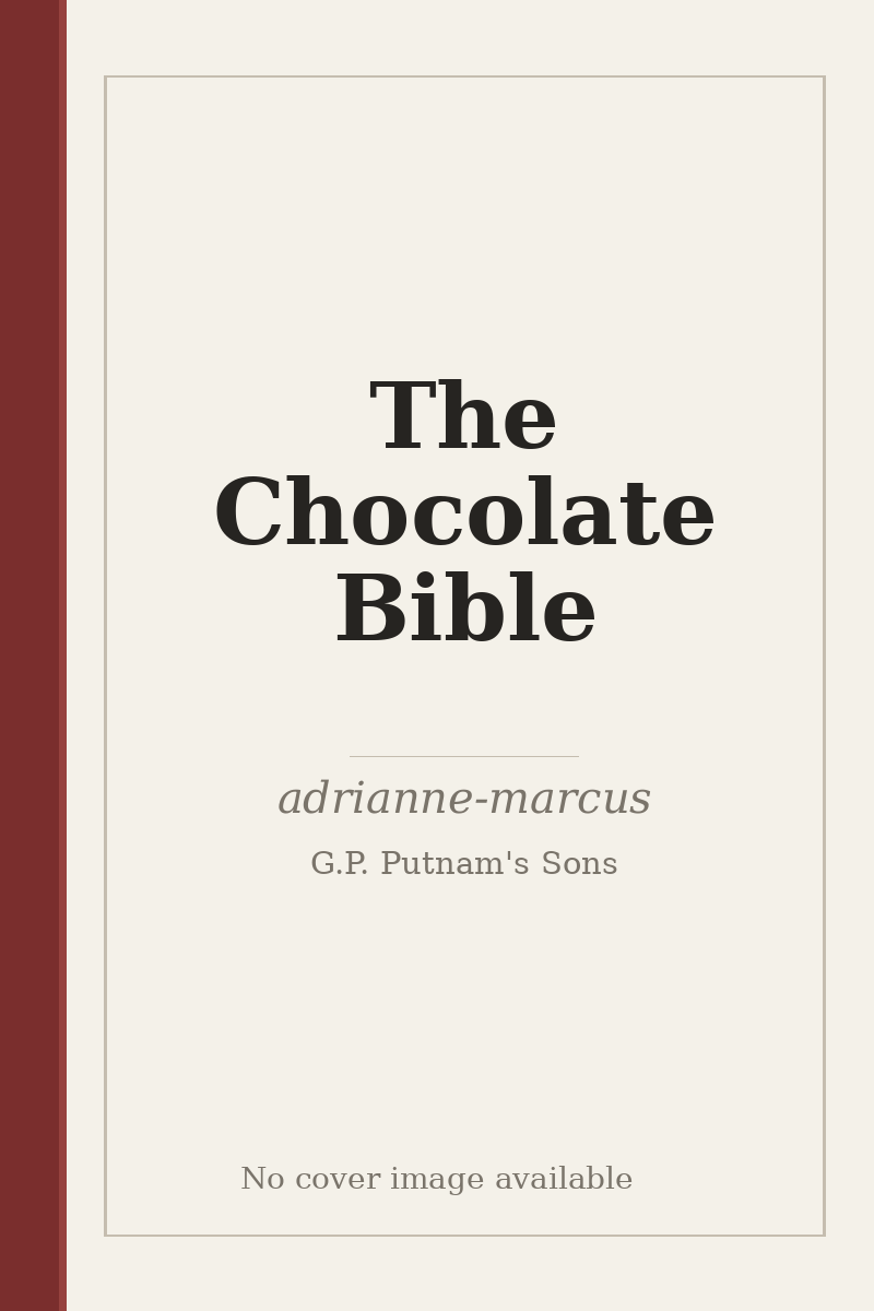 The Chocolate Bible - no cover image available