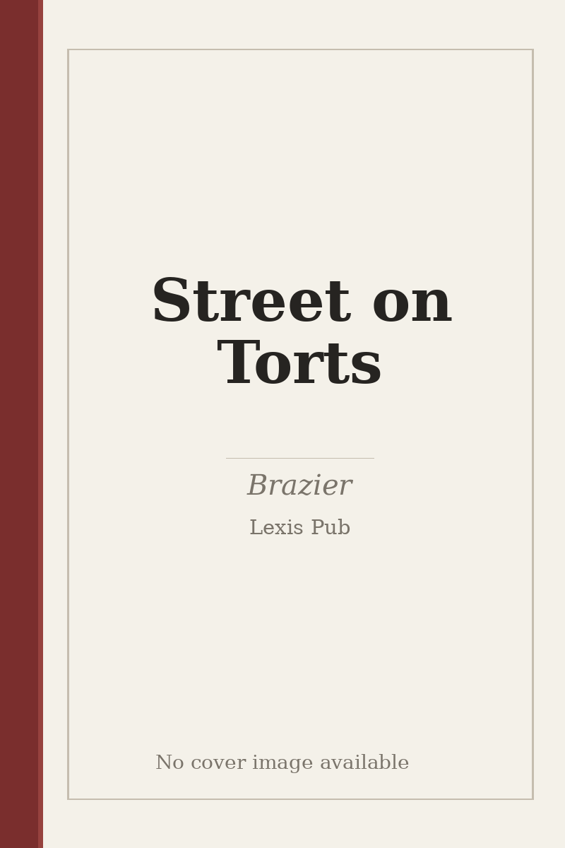Street on Torts - no cover image available
