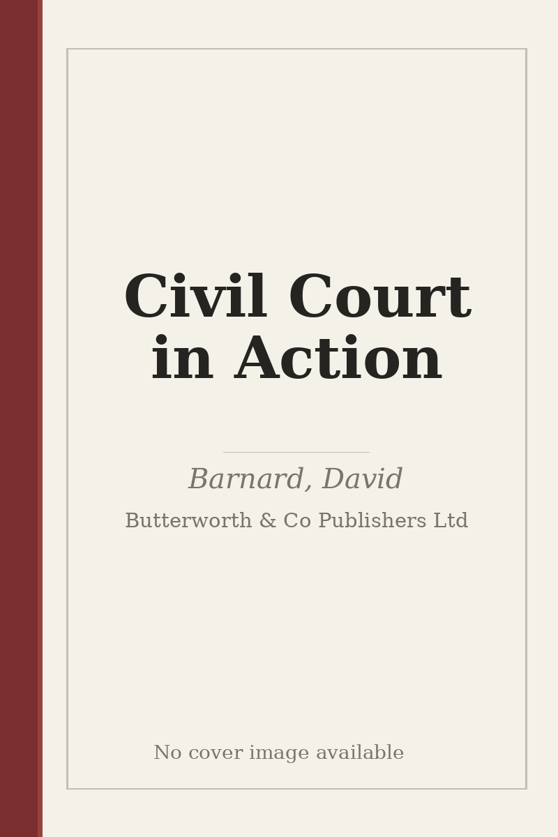 Civil Court in Action - no cover image available