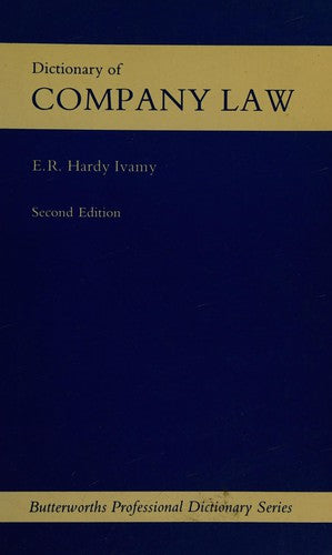 Dictionary of Company Law