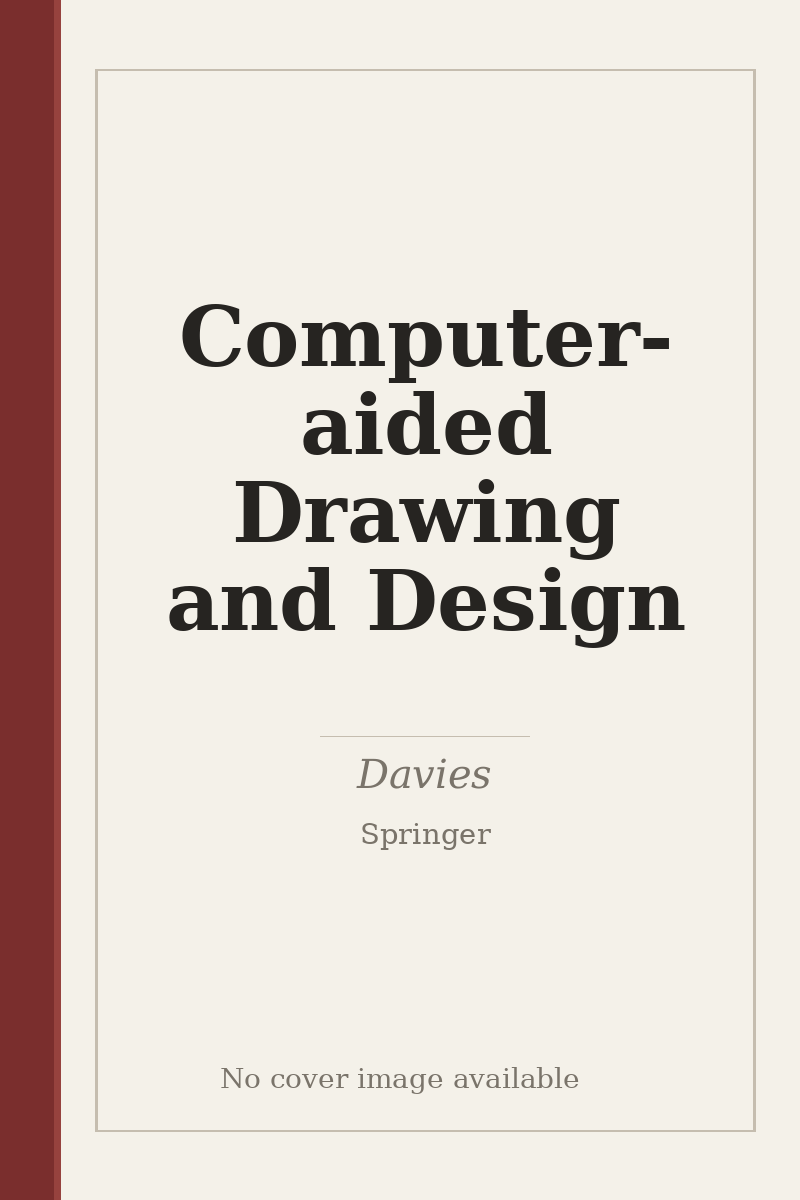 Computer-aided Drawing and Design - no cover image available