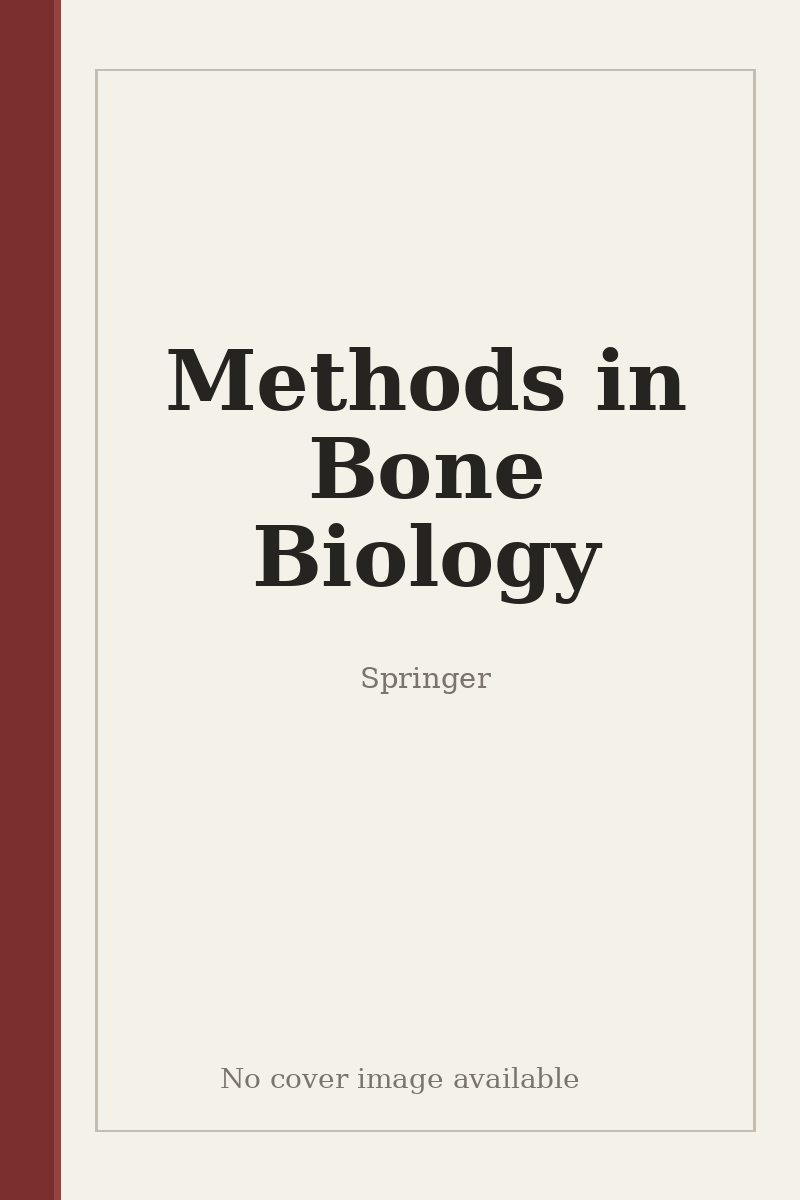 Methods in Bone Biology - no cover image available
