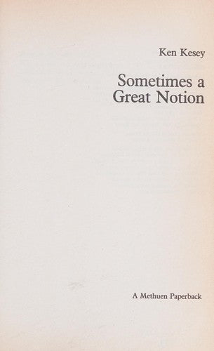 Sometimes a Great Notion (Methuen Modern Fiction)