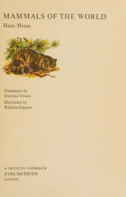 Mammals of the World (Methuen's world of nature)