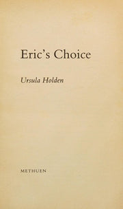 Eric's Choice (Modern Fiction)