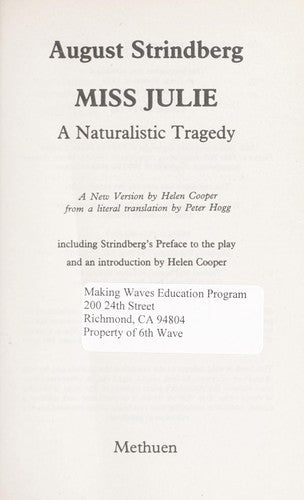 Miss Julie (Modern Plays)